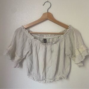 70s boho festival crop top